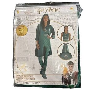 Harry Potter Slytherin Quidditch Costume, Coldplay Adult,Small . Teen NEW